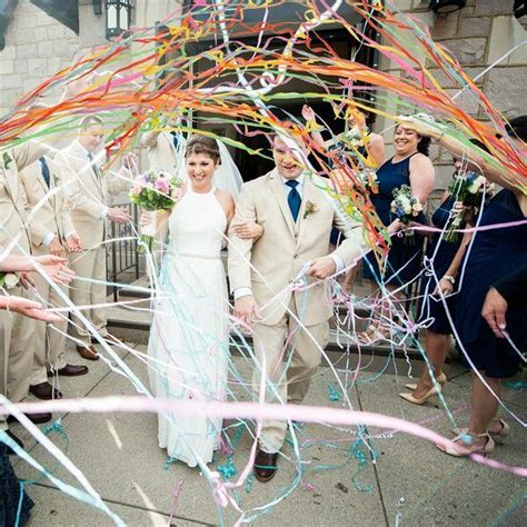 Throw Streamers In 2024 Wedding Streamers Wedding Throw Wedding