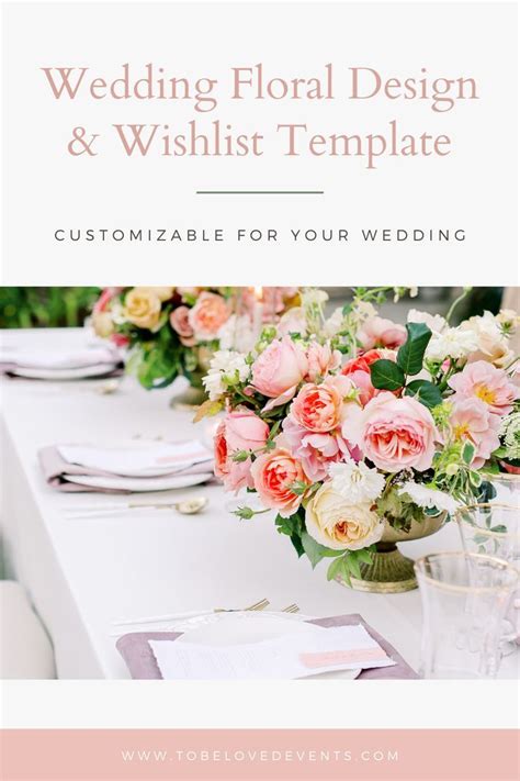 Wedding Floral Template | Floral wedding, Romantic garden wedding, Wedding