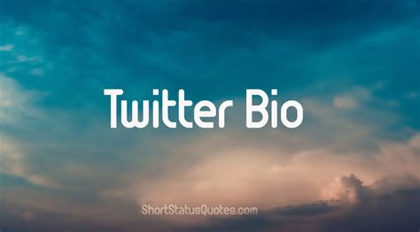 Twitter Bio & Funny Bio Ideas - Best Bio Lines for Twitter