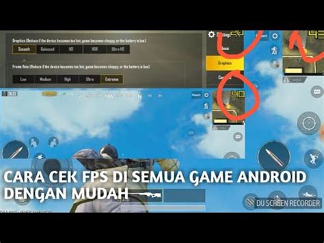 Cara MENAMPILKAN FPS Di Game ANDROID PUBG YouTube