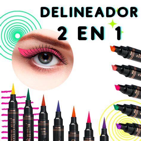 Delineador De Ojos Sello Eyeliner Colores Larga Duración Universo En