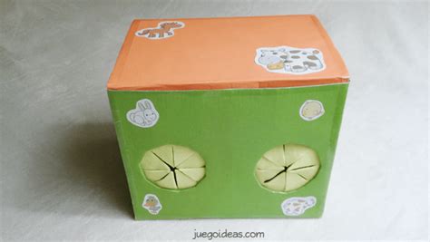 Juguete Diy Caja Sensorial Para Identificar Objetos 3 Años A Más