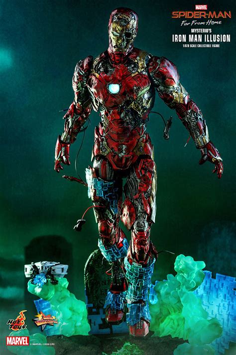 Hot Toys Spider Man Far From Home Mysterio S Iron Man Illusion Hypertoys