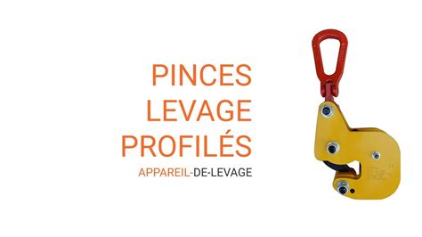 Pinces Semi Automatiques Pour Levage De Profil S Appareil De Levage