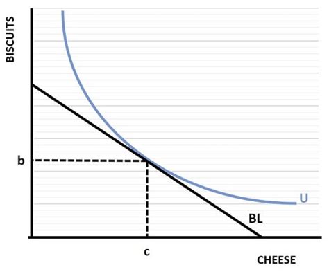 Indifference Curve And Budget Line