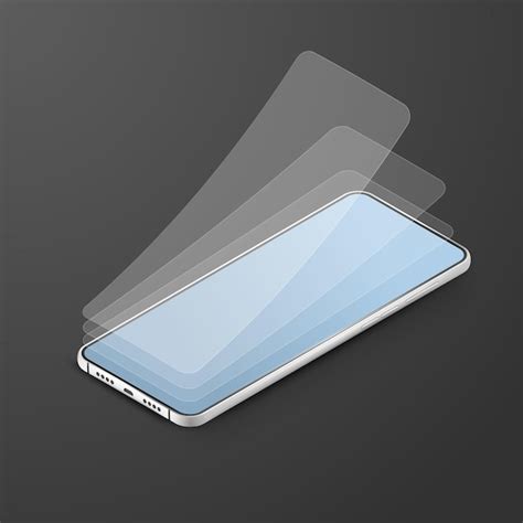 Realistisches Smartphone Mockup D Handy Mit Leeren Transparenten