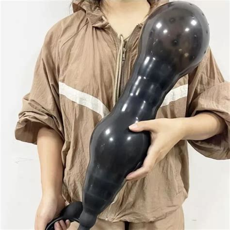 EXTRA LARGE INFLATABLE MALE PROSTATE ANAL BUTT SEX PLUG DILDO HUGE MEN