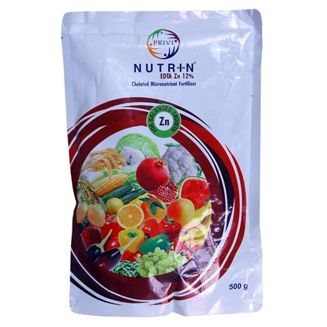 Nutrin EDTA Zn Chelated Micronutrient Fertilizers 250g Garden