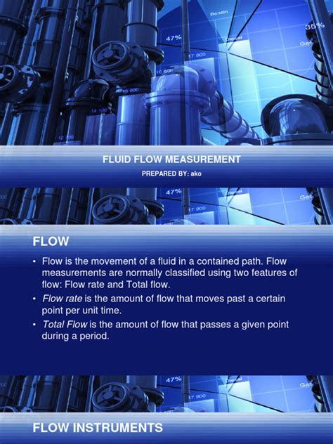 Fluid Flow Measurement | PDF