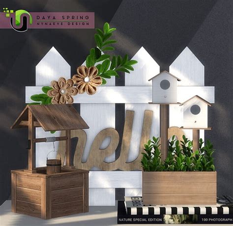 Daya Spring Decor At Nynaeve Design Sims Cc