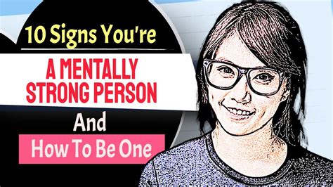 10 Signs Youre A Mentally Strong Person And How To Be One Youtube