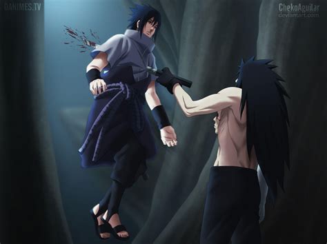 Sasuke And Orochimaru Vs Madara