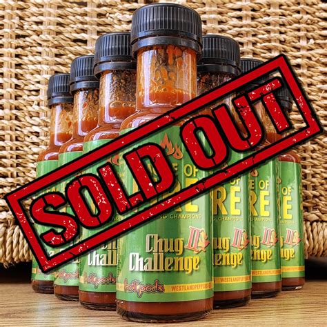 League Of Fire CHUG CHALLENGE V2 Hot Sauce League Of Fire