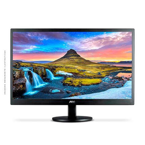 Monitor AOC 21 5 LED Wide Full HD HDMI VGA E2270SWHEN