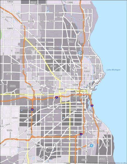 City Of Milwaukee Zip Code Map Map Sexiz Pix