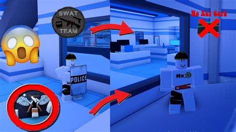 NOCLIP GLITCH IN JAILBREAK SWAT GAMEPASS REQUIRED Roblox 2019