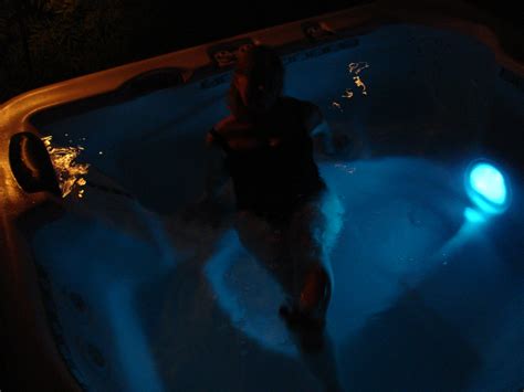 Summer Night Hot Tub My Wife In The Hot Tub At Night Best Flickr