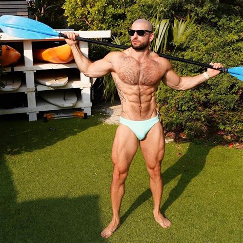 Hairy Fitness Model Ken Clarke Has Masses Of Muscles