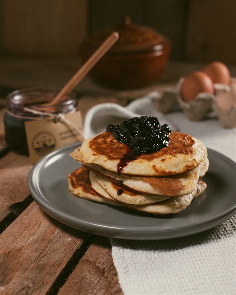 Pancake Z Konfitur Jagodow Bieszczadzkie Smaki Inspirowane Natur