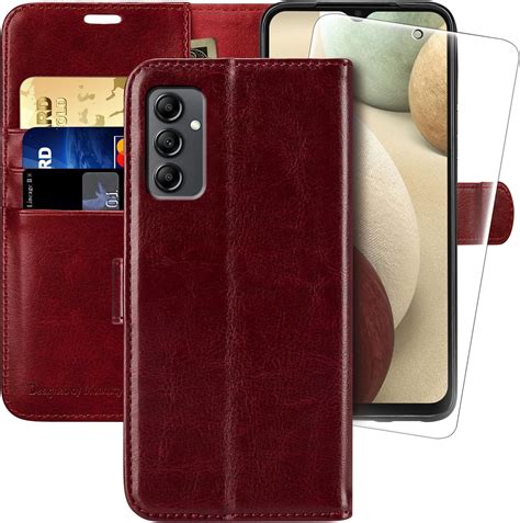 MONASAY Funda Tipo Cartera Para Samsung Galaxy A14 5G Funda De Cuero