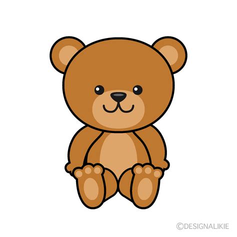 Sitting Teddy Bear Clip Art Free Png Imageillustoon