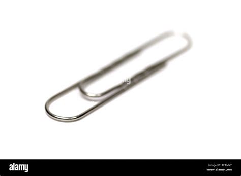 silver paper clip   res stock photography  images alamy