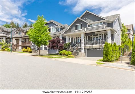 Row Houses Town Homes Suburbs Canada 스톡 사진 1411949288 Shutterstock