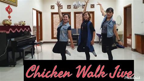 Chicken Walk Jive Line Dance Youtube