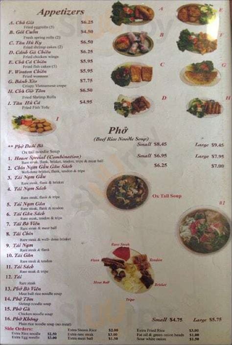 Pho 99 Vietnamese Restaurant Menù Fremont Main Menu Sluurpy