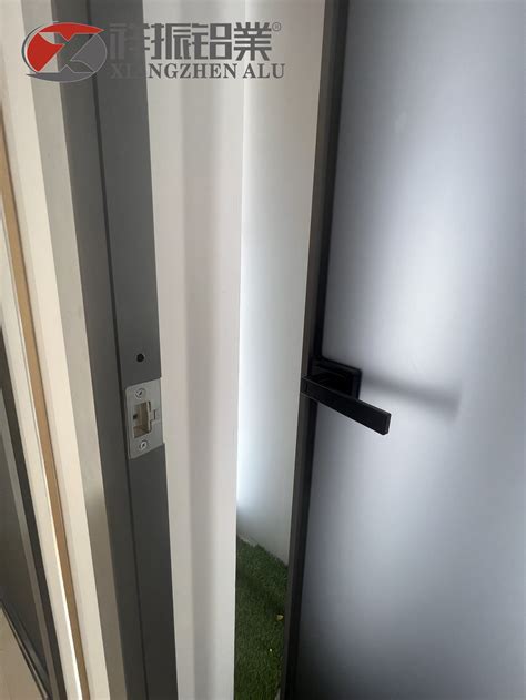 Modern Aluminum French Door Aluminum Frame Swing Toilet Doors Swing