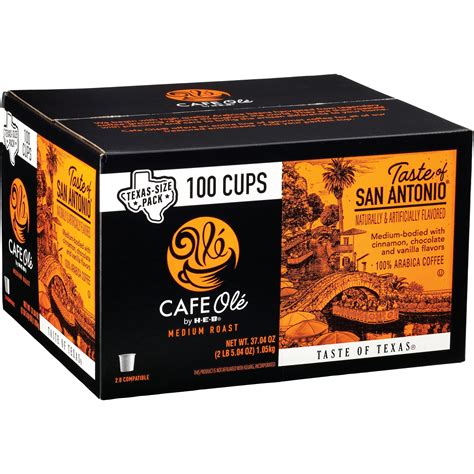 Cafe Ol By H E B Medium Roast Taste Of San Antonio Coffee Single Serve