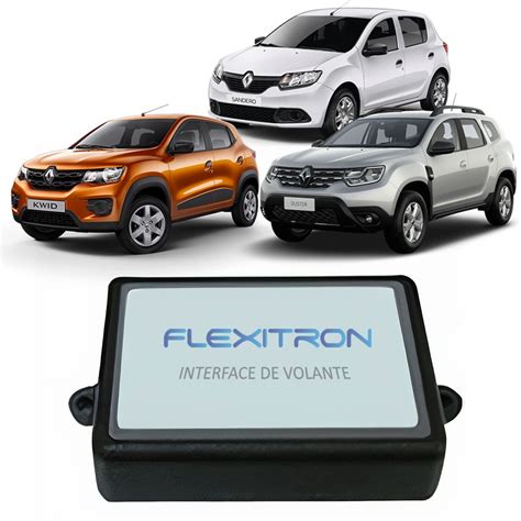 Interface Volante Renault Sandero Captur Duster Oroch Kwid Logan Master