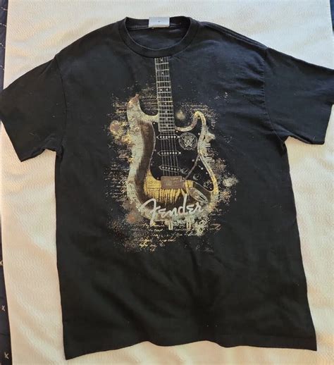 Fender Stratocaster T Shirt The Rock Roll Lifestyle Gem