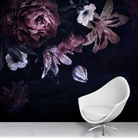 Decorative wallpaper "Floral" (self-adhesive)