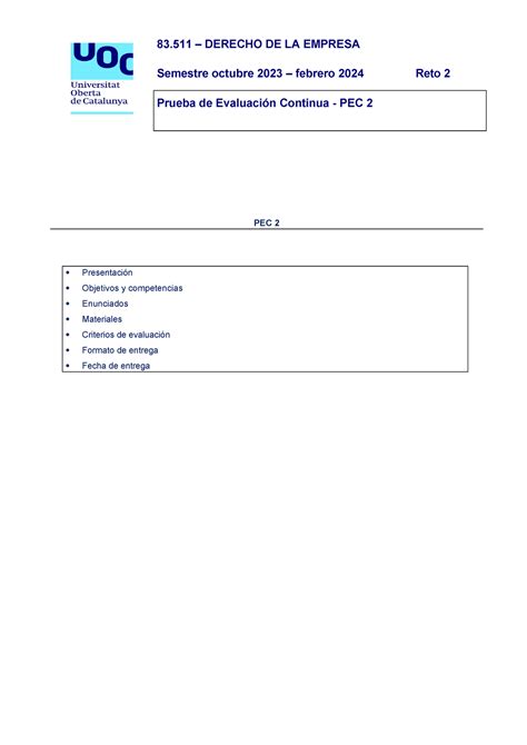 Soluci N Pec Derecho De La Empresa Semestre Octubre