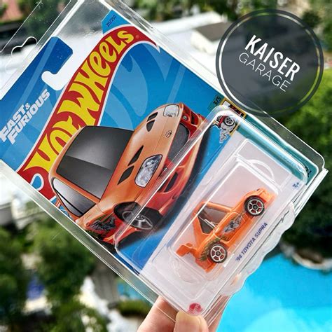 Hot Wheels Toyota Supra Tooned With Protector Shopee Malaysia