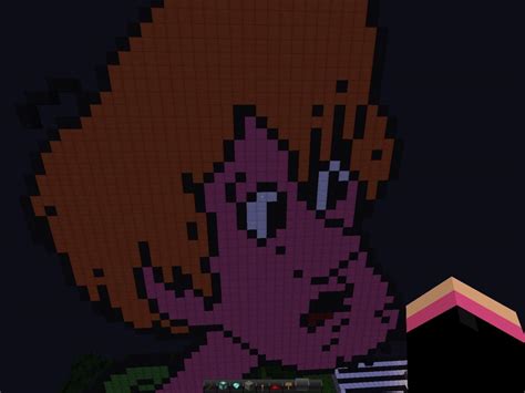 Shaggy From Scooby Doo Pixel Art Minecraft Project