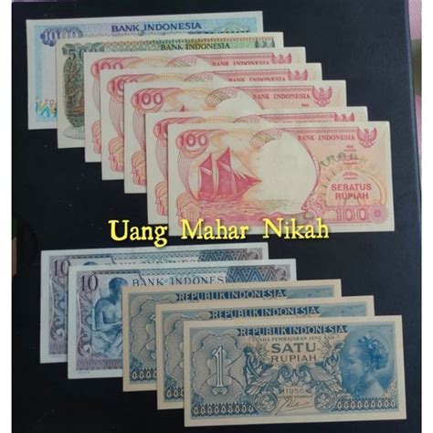 Jual PAKET MAHAR 2023 RUPIAH UANG KUNO KERTAS INDONESIA Di Lapak UANG