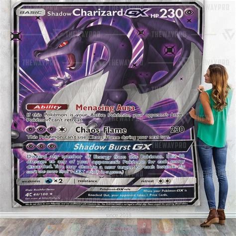 HOT Anime Pokemon Shadow Charizard Luxury Quilt Express Your Unique Style With BoxBoxShirt