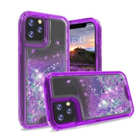 For Iphone Pro Max Case Wydan Liquid Glitter Shockproof Tpu