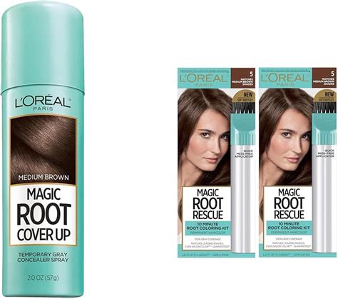 Loreal Paris Magic Root Cover Up Gray Concealer Spray 2 Oz And Loréal Paris Root