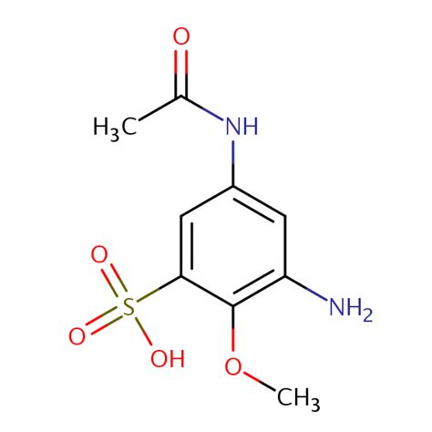 Benzenesulfonic Acid 5 Acetylamino 3 Amino 2 Methoxy SIELC