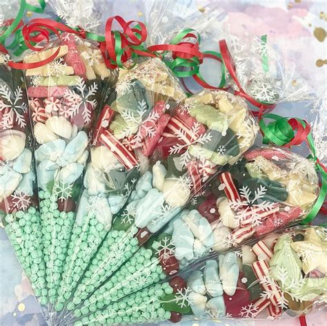 Christmas Pick N Mix Sweet Cones Etsy Uk