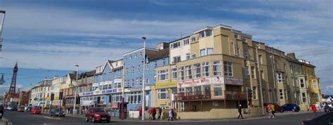 Seaside Hotels at Blackpool Editorial Stock Photo - Image of cloudy ...