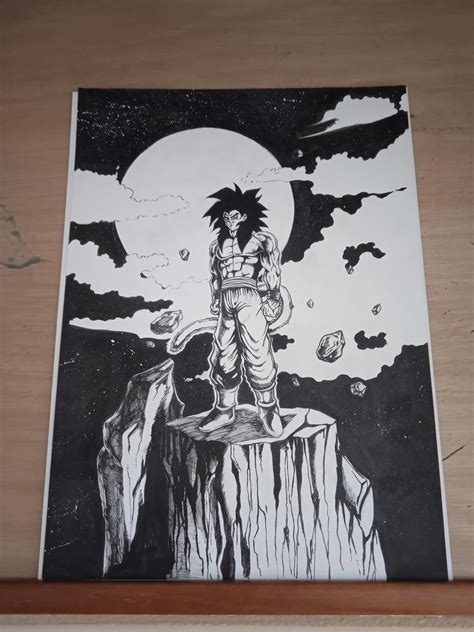 Goku ssj4 fanart. by DaGanArt97 on DeviantArt