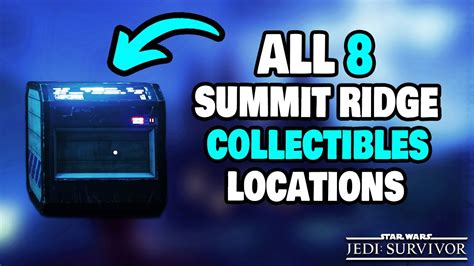 ALL 8 Summit Ridge Collectibles Locations In Star Wars Jedi Survivor