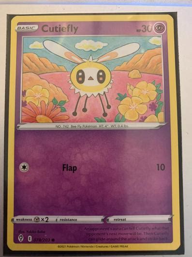 Cutiefly Ungraded Pokemon Evolving Skies