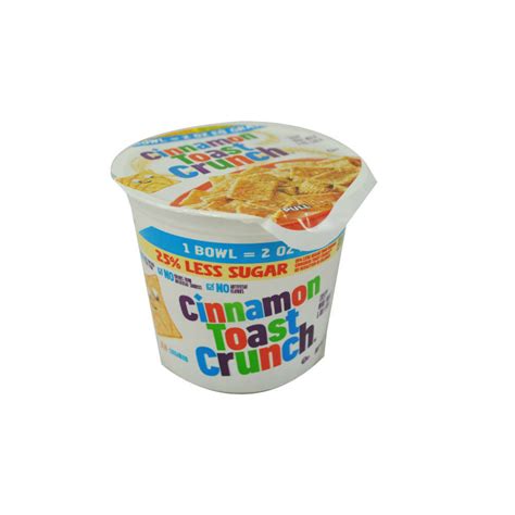 Cinnamon Toast Crunch Cup Cinnamon Toast Crunch Cereal 2 Oz Each 60case