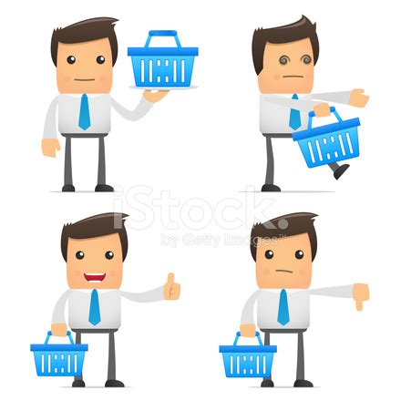 Set Of Funny Cartoon Manager Stock Photo | Royalty-Free | FreeImages