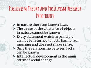 Positivism and Its Criticism | PPT